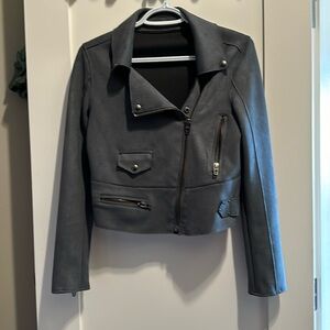 Suede Moto jacket. Size XS